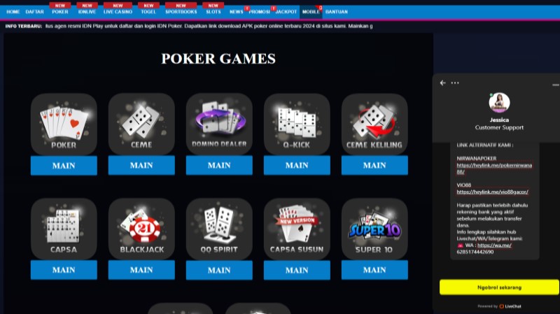 Fitur-Fitur di Apk Idn Poker